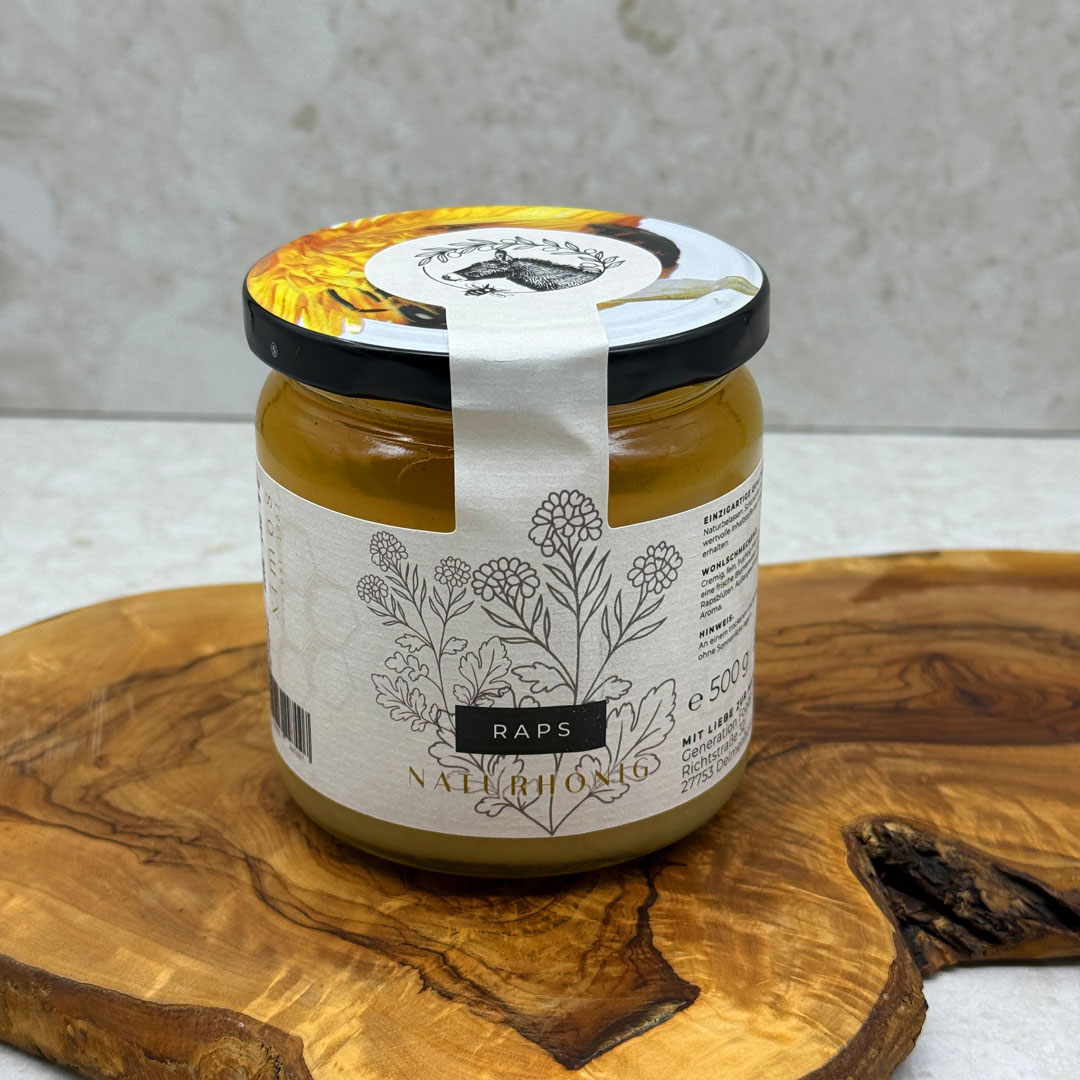 Raps-Frühtracht Honig – Mild & Cremig